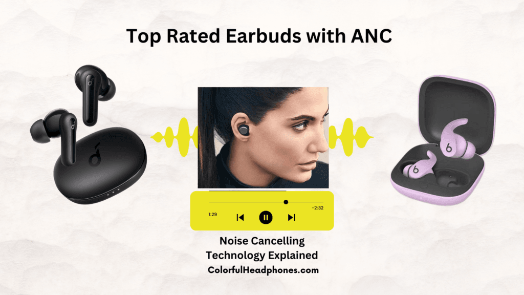 Top rated earbuds with ANC noise cancelling