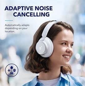 Adaptive noise cancelling headphones